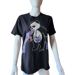 Riot Society Puking Space Panda t-shirt